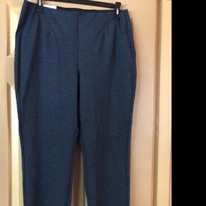 dana buchman straight leg pull on pants